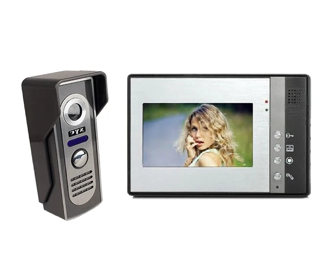 Yobang безопасности 7 "TFT ЖК-дисплей Цвет видео домофон, домофона Дверные звонки двери Камера комплект, ИК Камера с Ночное видение