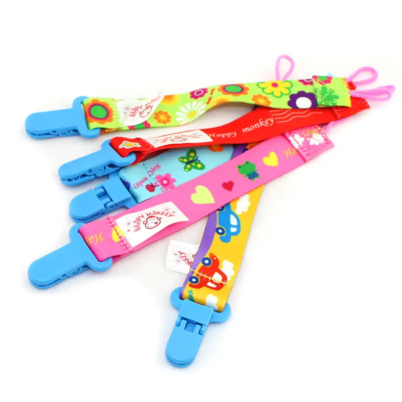 Happy Monkey Baby Pacifier Clip Chain Toys Straps Hanging Tie Nipple Holder Fastening Belt High Quality