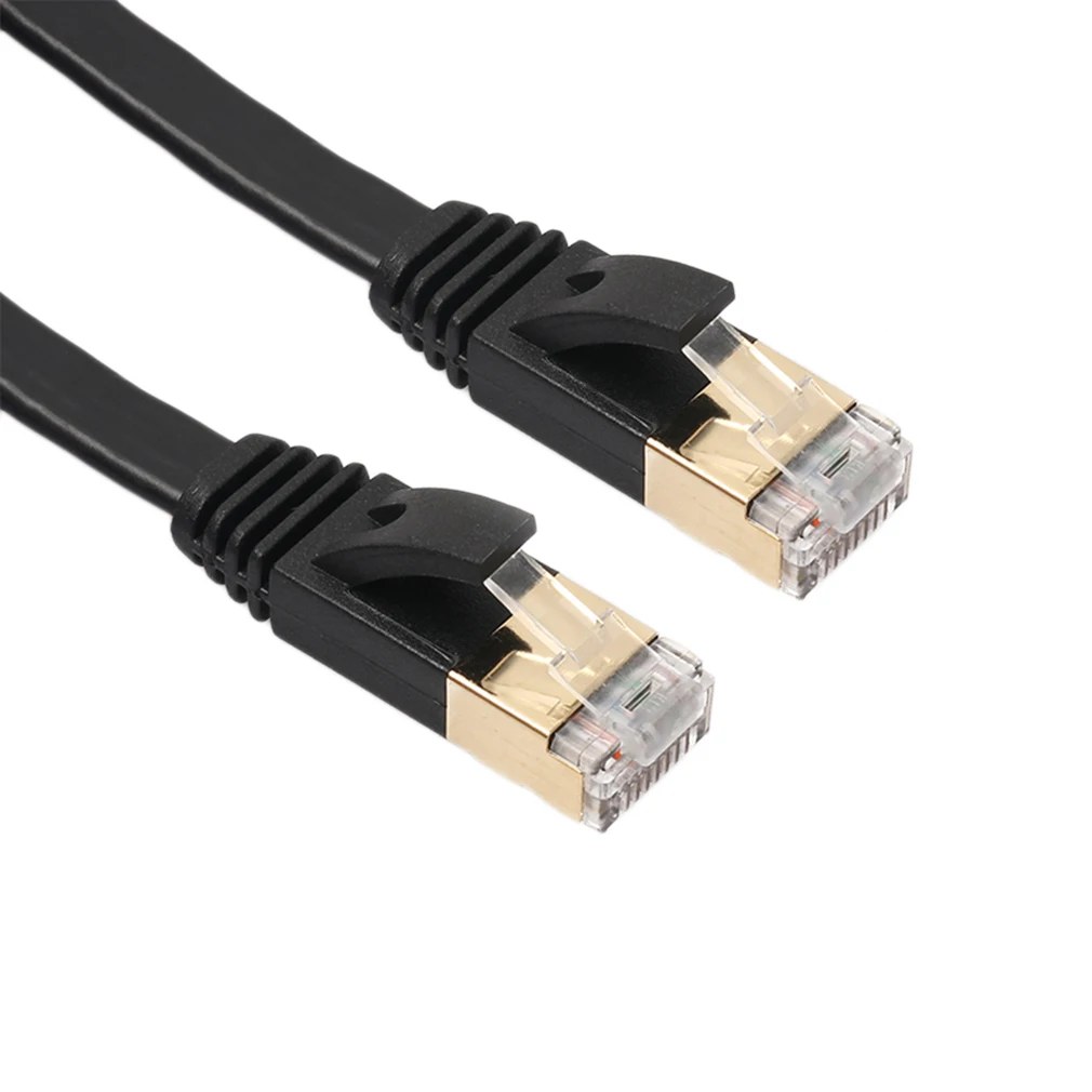 Супер высокая скорость 2 м плоский соединительный кабель ультра тонкий Ethernet