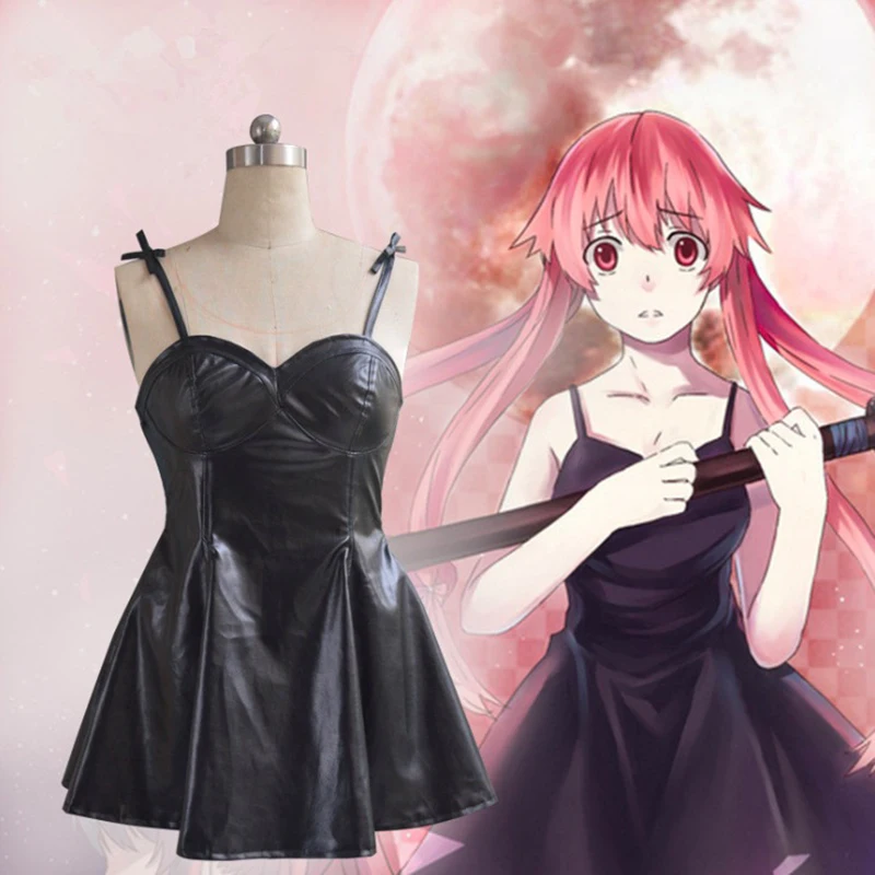 Аниме Косплей в стиле манги Future Diary Costumes Yuno Gasai карнавальный костюм для Хэллоуина