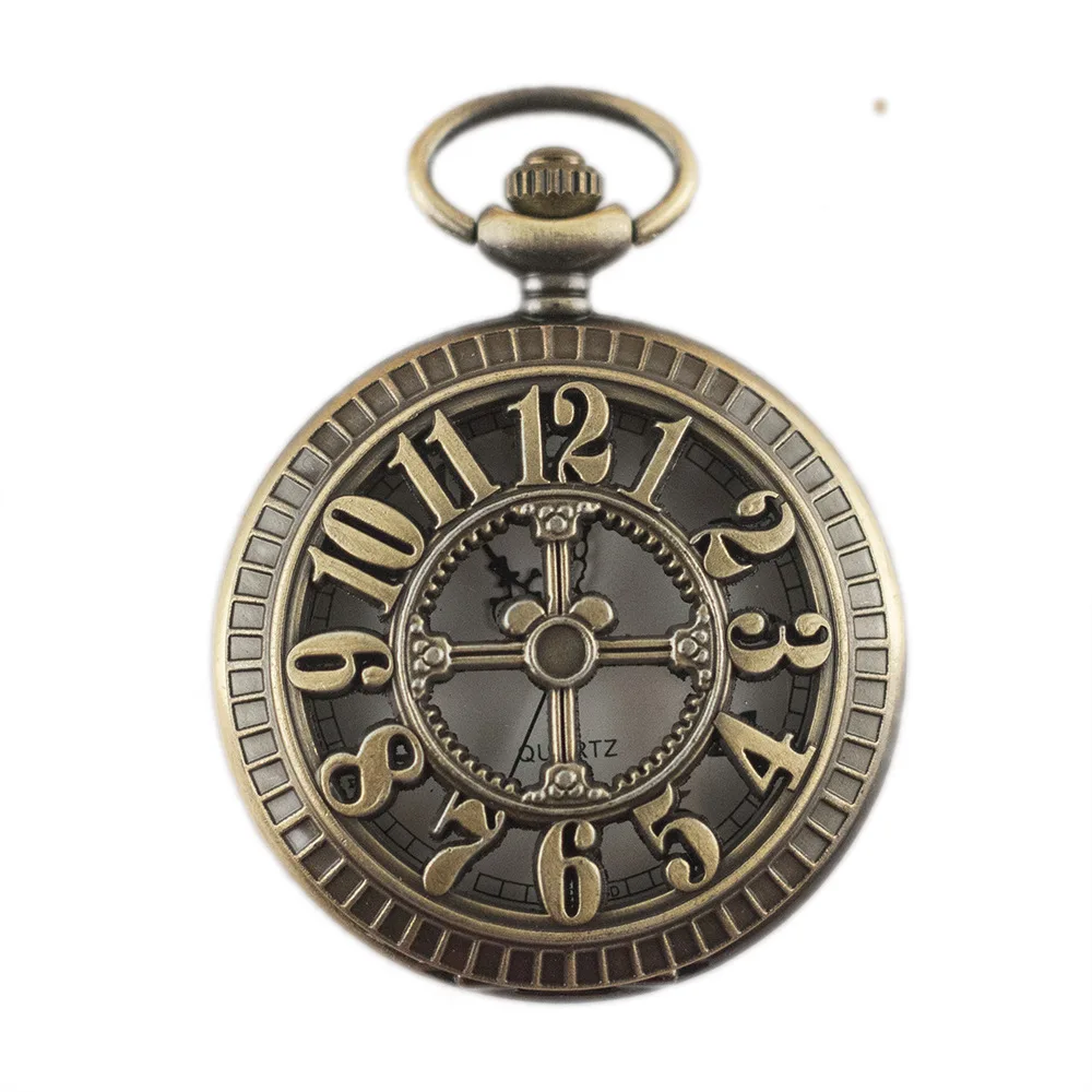 

Quantity Large Pocket Watch Retro Necklace Quartz Pocket Watch Men And Women Chaining Watch