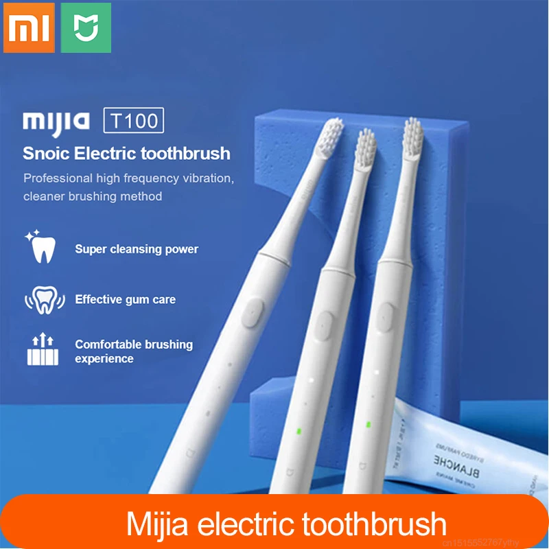 Новейшая умная электрическая зубная щетка Xiaomi Mijia T100 Mi оригинал 2 скорости