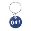 50Pcs Aluminium Alloy Storage Tags Metal Numbers Plates Numbered Key Numbered Tags 1-50(Number 1-50) 5