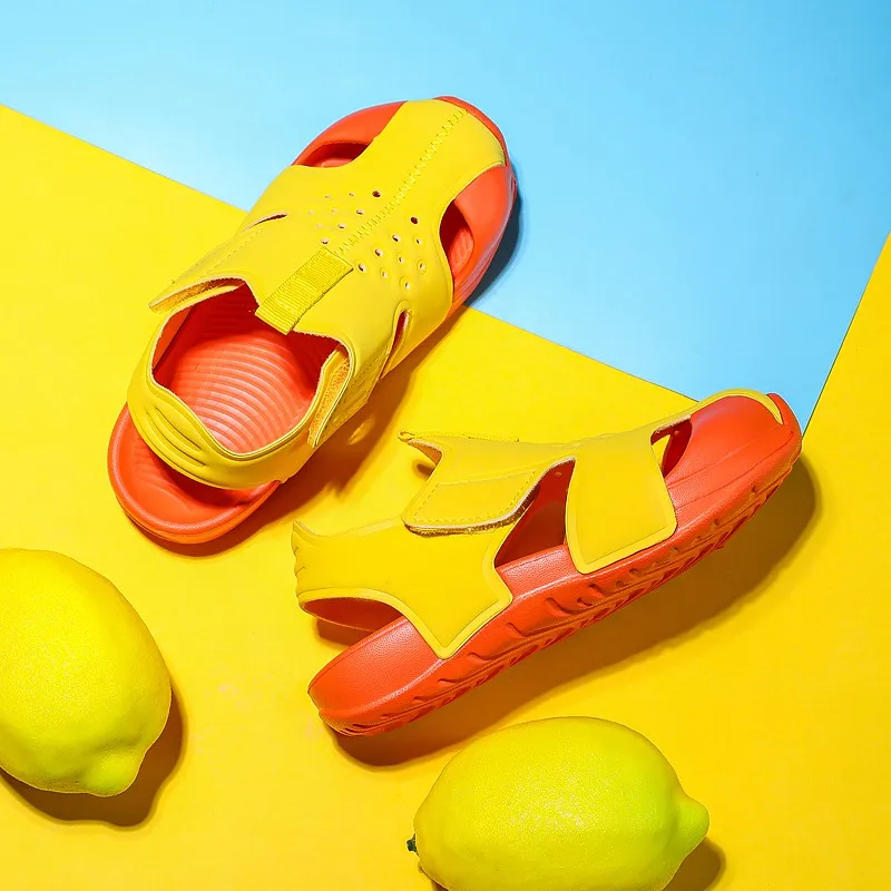 Children Summer Beach Sandals Boys Breathable Sports Sandals Girls Fashion Candy Color Cool Baby Soft Light Summer Shoes