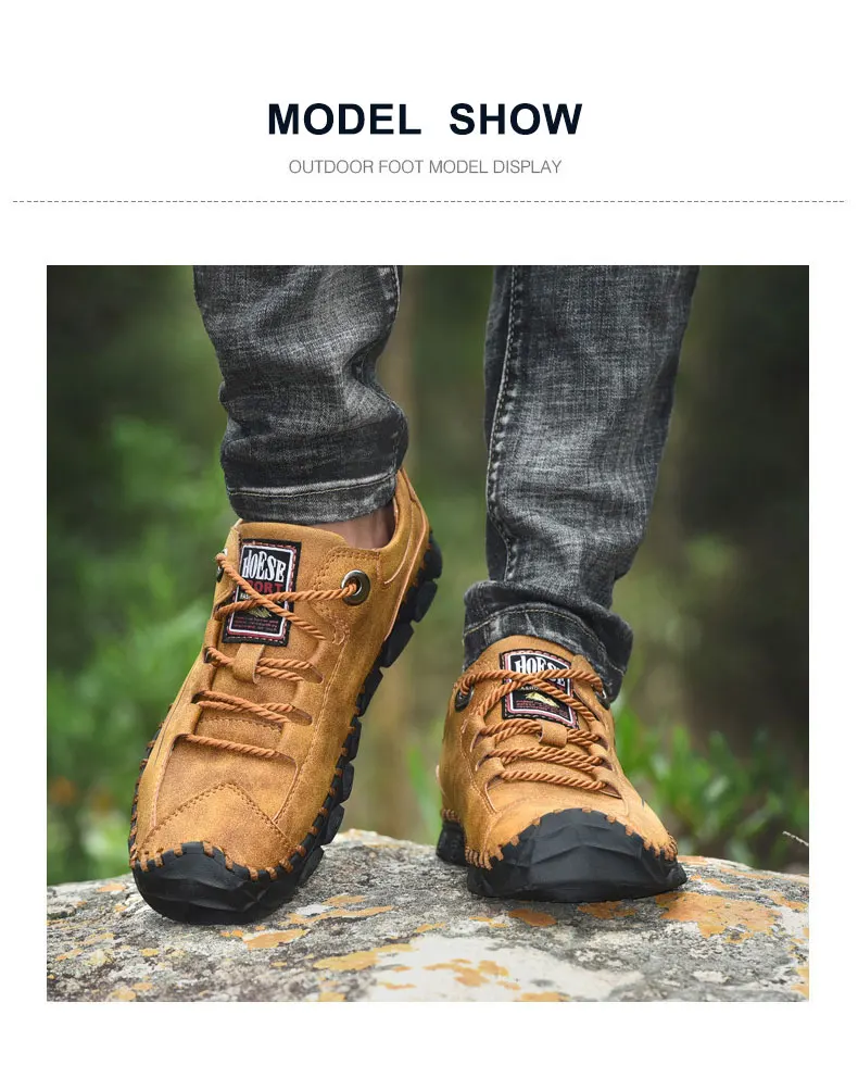 Мужская обувь из натуральной кожи Удобная мужская повседневная обувь Легкие дышащие Лоферы мужские мокасины обувь больших размеров