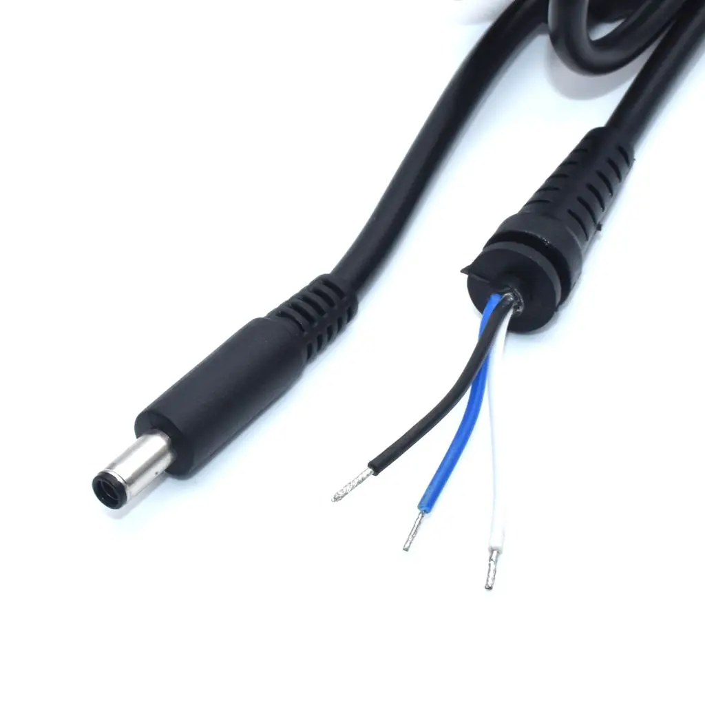 DELL Cable 1 шт DC наконечник штекера 4,5x3,0 мм/4,5*3,0 мм DC кабель питания с контактом для hp ультрабук dell зарядное устройство для ноутбука источник питания DC кабель - Цвет: DELL Cable