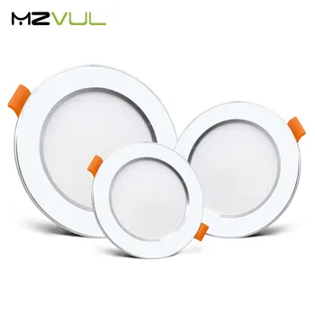 LED Downlight 3W 5W 7W 9W 12W Recessed Round LED Ceiling Lamp AC 220V 230V 240V Spot light Indoor Lighting Warm White Cold White 1