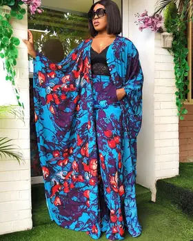 Alternative view of Vwaire African Matching Chiffon 2 Piece