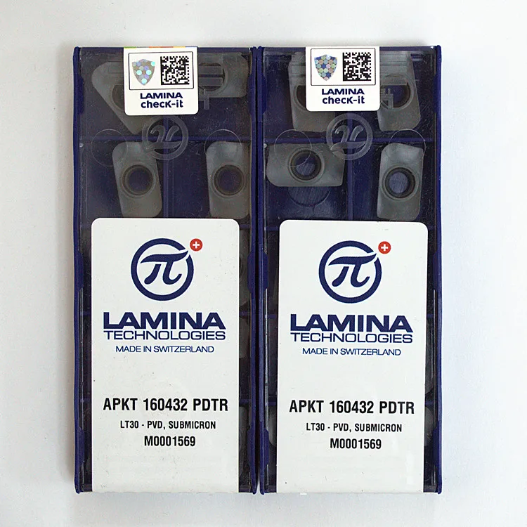 Швейцарский Lamina APMT160432PDTR LT30 карбид фреза, вставка
