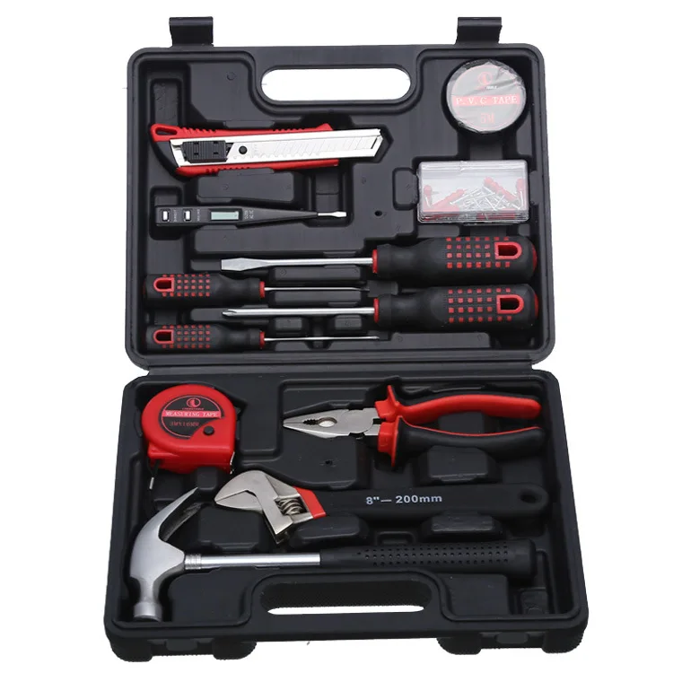 

Carbon Steel 13 Pieces Top Grade Practical Activity Gift Real Estate Gift Toolbox Set Combination Toolbox