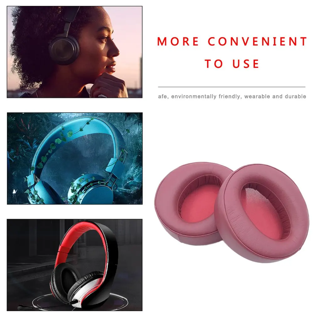 Head Mounted Headphone Replacement Ear Pad Cover For Sony Mdr Xb950Bt Xb950B1 Earphone Replacement Cover