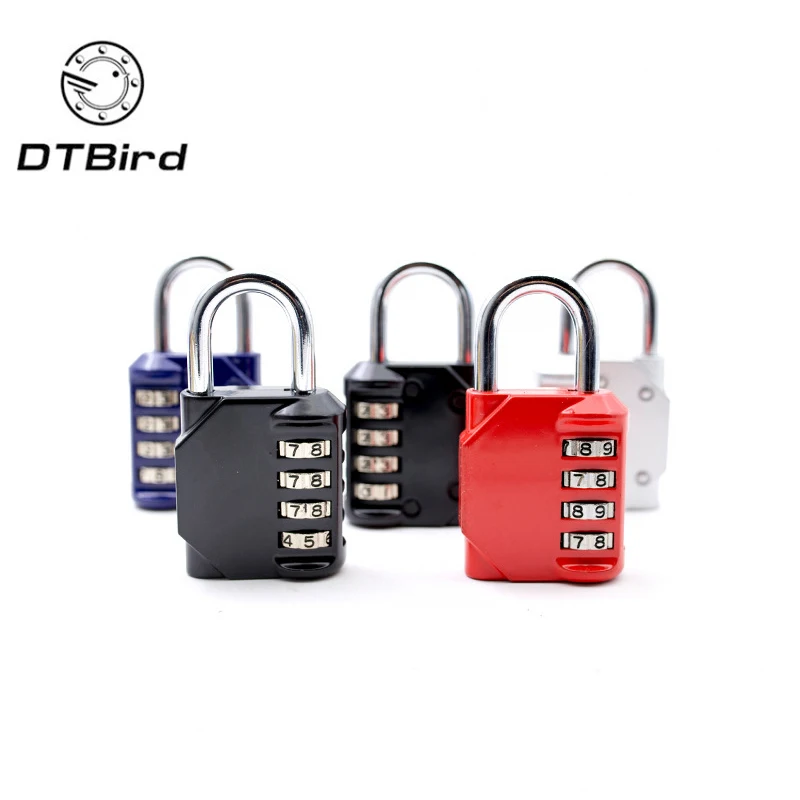 

2019 Hot Sale 4 Digit Password Combination Lock Travel Luggage Suitcase Code Padlock Steel And Zinc Alloy