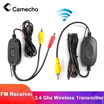 

Camecho Wireless Rear View Camera 2.4Ghz RCA Video Transmitter & Receiver Kit for Car Rearview Monitor FM Transmitter & Receiver