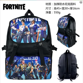 

SchoolBag Fortnite Children's Ladies Schoolbag Youth Schoolbag Student Waterproof Travel Sports Backpack Give Children Gifts