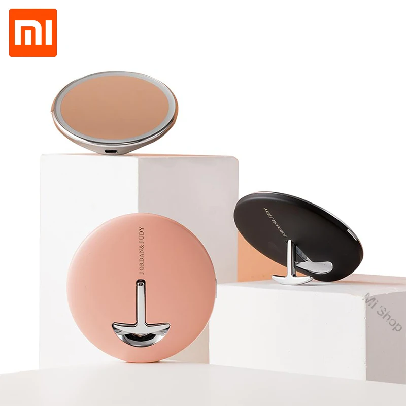 

Xiaomi Jordan&Judy Portable Makeup Mirror Desktop Adjustable Brightness Blu-ray Improve Skin LED Mini Makeup Mirror Beauty Tool