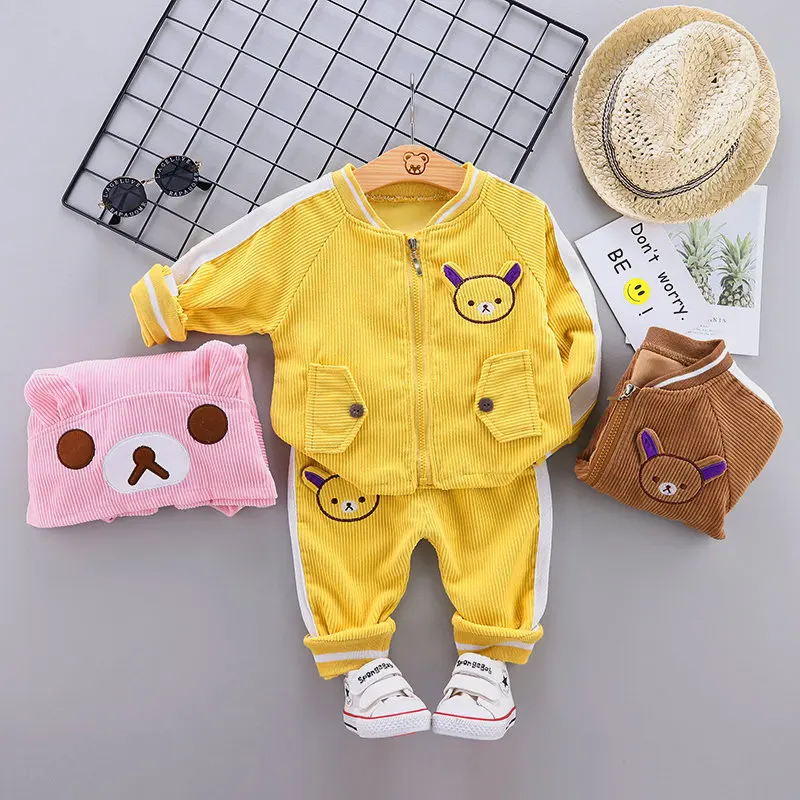 Toddler Tracksuit Autumn Baby Clothing Sets Children Boys Girls Fashion