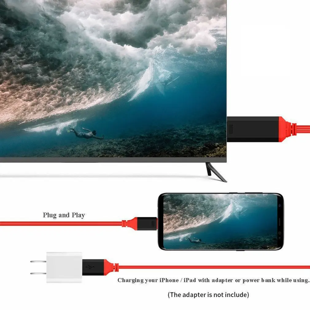 Кабель-переходник типа C к HDMI с поддержкой Usb для зарядки типа C к HDMI 4K* 2K HD кабель-адаптер типа C к HDMI с адаптером для зарядного кабеля