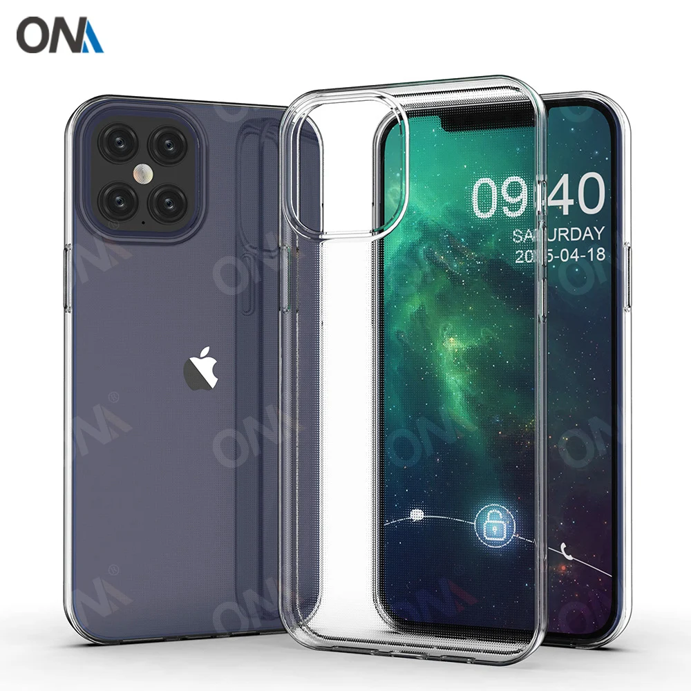 Case For iPhone 12 / Mini / Pro / Pro Max TPU Silicon Clear Fitted Bumper Soft Case for iPhone 12 Pro Max Transparent Back Cover