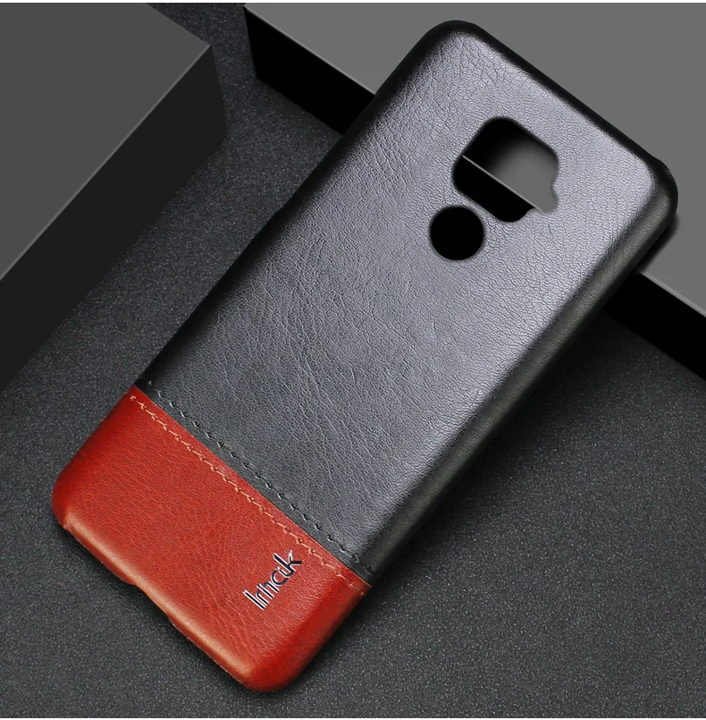 IMAK Для huawei Nova 5i Pro Чехол роскошные кожаные чехлы для huawei Nova 5i Pro жесткая задняя панель из поликарбоната