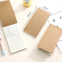 New Simplicity Tearable Practical Memo Pad Kraft Paper Portable Memo Pad TODO Planning Notes Notebooks Writing Pads Stationary