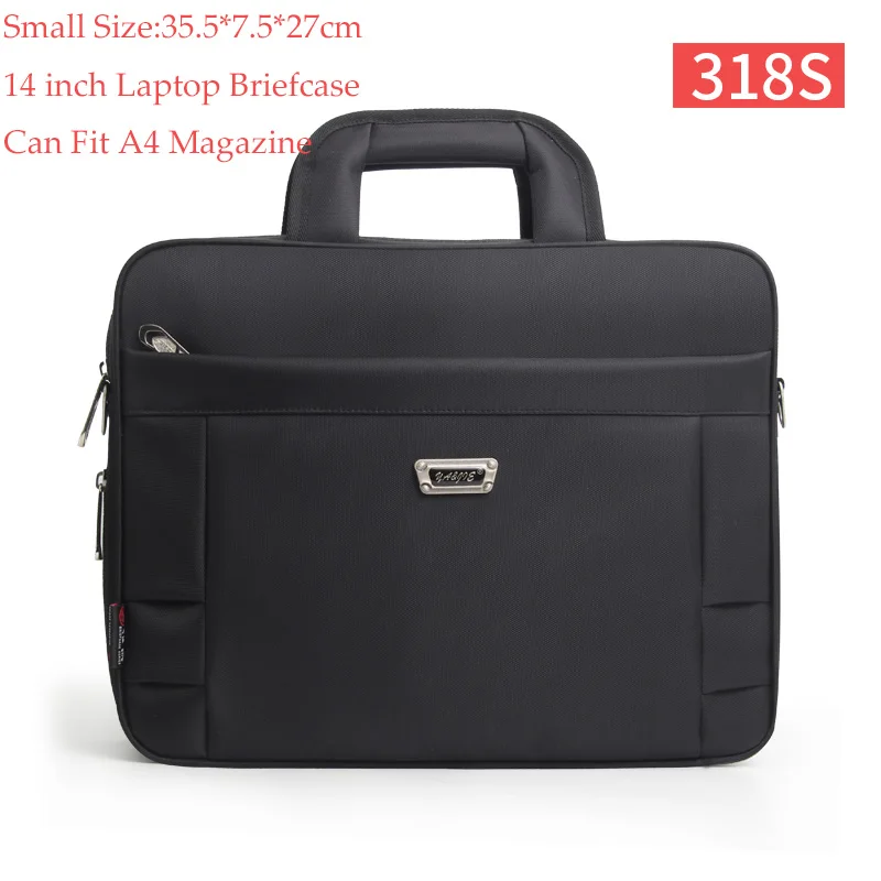 black S size Известная брендовая сумка для деловых людей 15,6 дюймов Сумка для ноутбука женская сумка-портфель большая Повседневная сумка-мессенджер Office мужская офисная сумка - Цвет: black S size