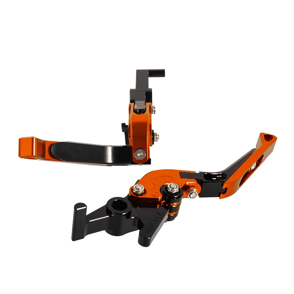 Orange Для Yamaha YZF R125 2008-2011 2010 2009 Мотоцикл аксессуары Регулируемая Складная расширение сцепные рычаги рукоятка - Цвет: Orange