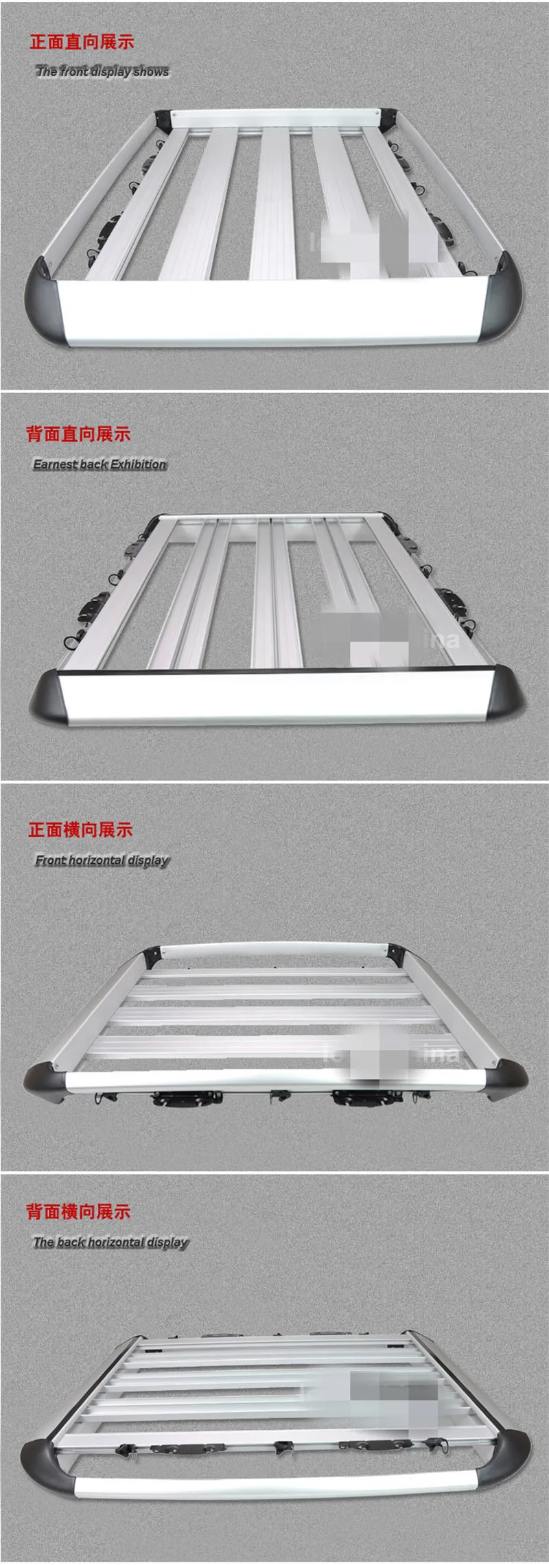 Car styling for for Sportage R X-TRAIL Outlander ASX Tucson Thick aluminum alloy off-road vehicle SUV roof luggage box
