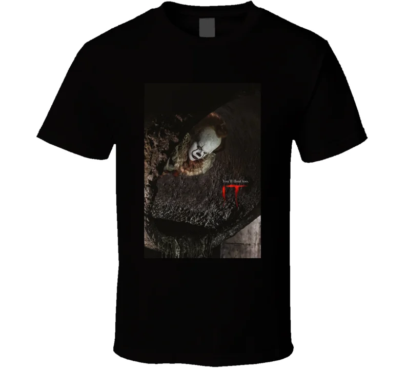 Men t-shirt It 2017 Movie T Shirt tshirt Women t shirt | Мужская одежда