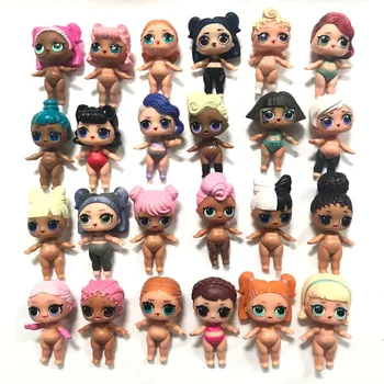 

10pcs Random Original Lol Dolls for Baby Kids Models Collection 8cm Cute L.O.L. Surprise Doll Toys for Girls Diy