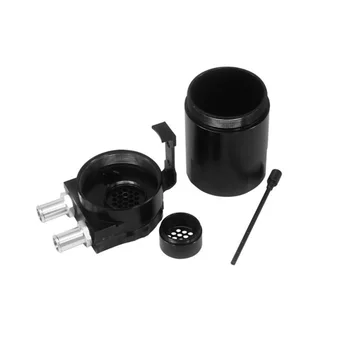 

Car Aluminum Reservoir Fuel Tank Oil Catch Can Universal Oil Separator Canister Oil Breather Tank Reservoir Filter Petrol Diesel