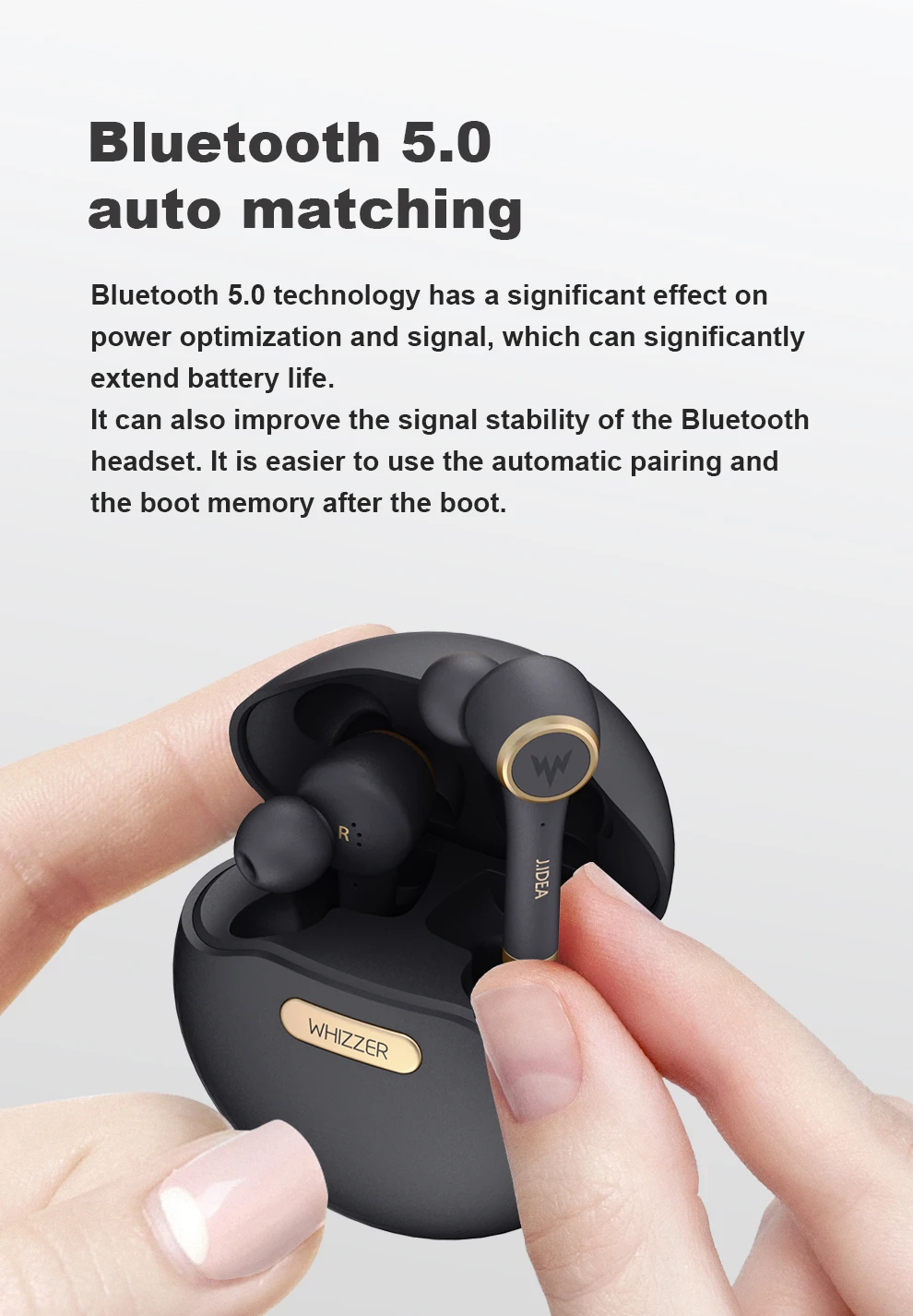 Bluetooth наушники-вкладыши TWS с V5.0 Беспроводной Шум шумоподавления IPX5 Водонепроницаемый вкладыши уизер TP1 3D стерео Blutooth звук наушники для телефона