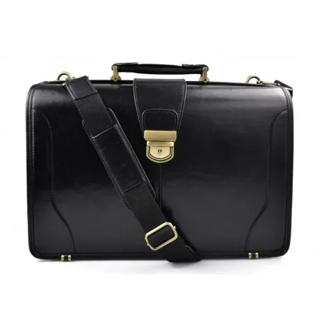 Doctor bag leather mens doctor XXL handbag ladies medical black |