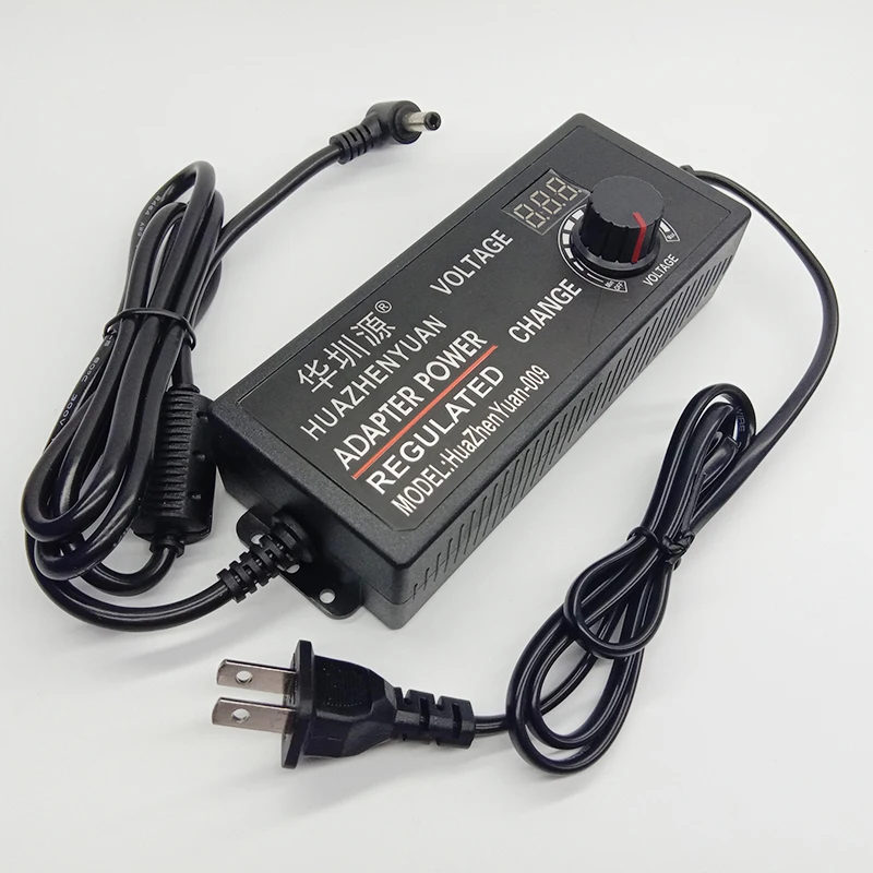 Регулируемый AC к DC 9 V-24 V 5A 12V 15V 18V 20V 22V Универсальный адаптер питания напряжение регулируется питание adatpor 34 шт. DC Вилки