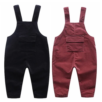 

Chumhey 1-4T Kids Bib Overalls Spring Little Girls Boys Jeans Pants Children Jumpsuit Denim Trousers Toddler Clothing Clothes