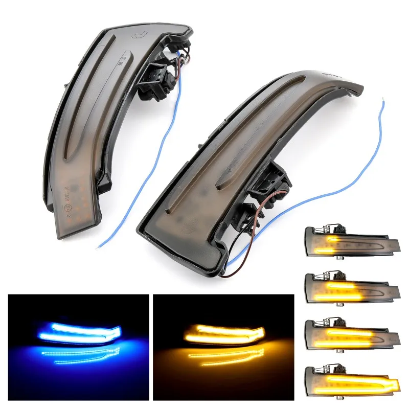 

For Mercedes Benz A B C E S CLA GLA GLK CLS Class LED Dynamic Turning Signal Blinker Side Mirror Indicator Light W176 W204 W212