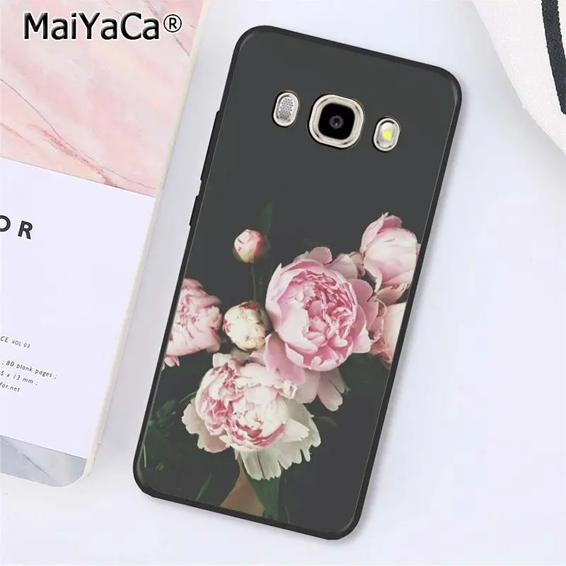 MaiYaCa Цветок Пион Розовый красота свежие пионы чехол для телефона samsung Galaxy J7 J6 J8 J4 J4Plus J7 DUO J7NEO J2 J7 Prime - Цвет: A4