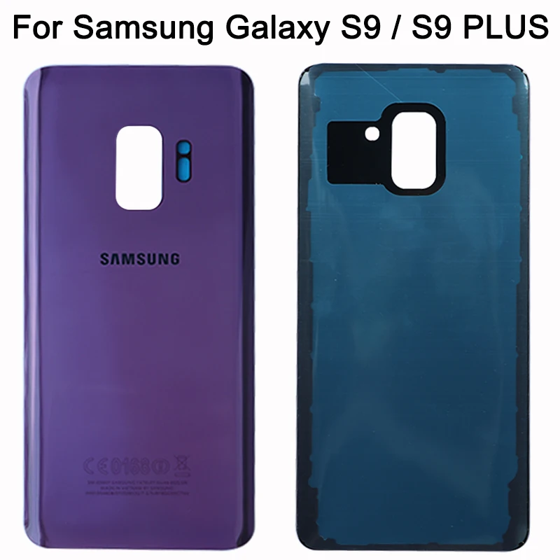 10 шт. чехол для samsung Galaxy S9, G960, S9 Plus, S9+ G965F, задняя крышка для батареи, задняя крышка для двери и стекла