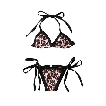 

2020 Summer Swimsuit Toddler Baby Girls Swimwear Leopard print Swimsuit 2PCS Bikini Set Beachwear