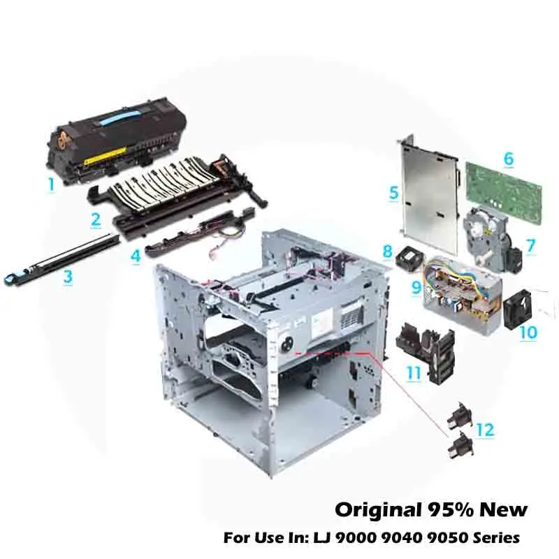 Original 95% New For Hp Laserjet 9000 9040 9050 Drum Feed Drive Gear  Assembly Rg5-5656 Rg5-5656-080cn Rg5-5656-000cn - Printer Parts - AliExpress
