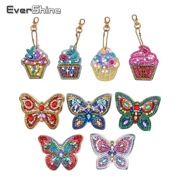 

EverShine Diamond Painting Keychain Special Shaped DIY Diamond Mosaic Accessories Diamond Embroidery Sale Handbag Decor