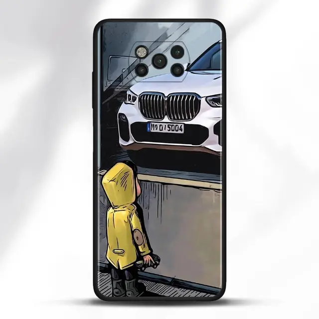 Boy See Sports Car jdm Drift For Xiaomi Poco X3 NFC M3 Pro F3 X3 GT F1 Capa for MI Note 10 Pro Case For mi CC9 Pro A3 A2 Lite B08