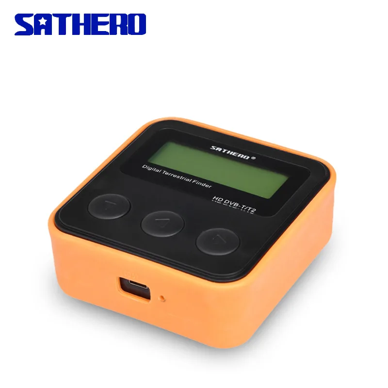Sathero SH-110HD DVB-T DVB T2 Finder метр карманный наземный сигнал цифровой dvb-T2 тестер ТВ сигнала ЖК-экран dvbt2 sat finder