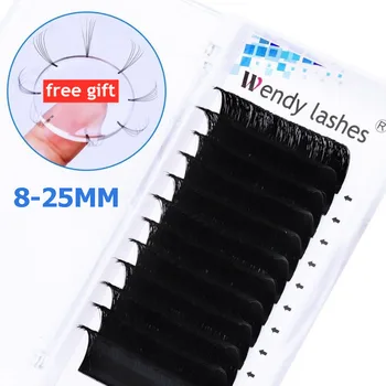 

Russian Volume Fans 25MM Easy Fanning Lashes Soft Premade Faux Mink Premade Super Long Eyelash Extensions Makeup Cilios