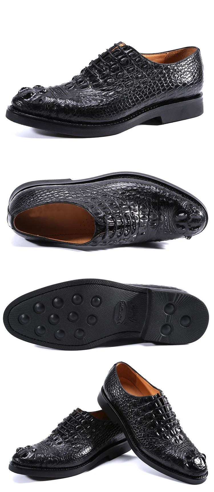 Jineyu sapatos masculinos sapatos de crocodilo sem