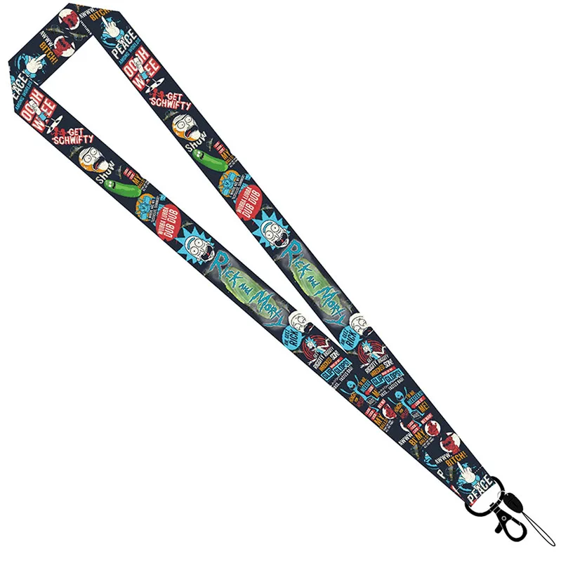 Милый аниме lanyard ID бейдж держатель брелок шейный ремень мобильный телефон