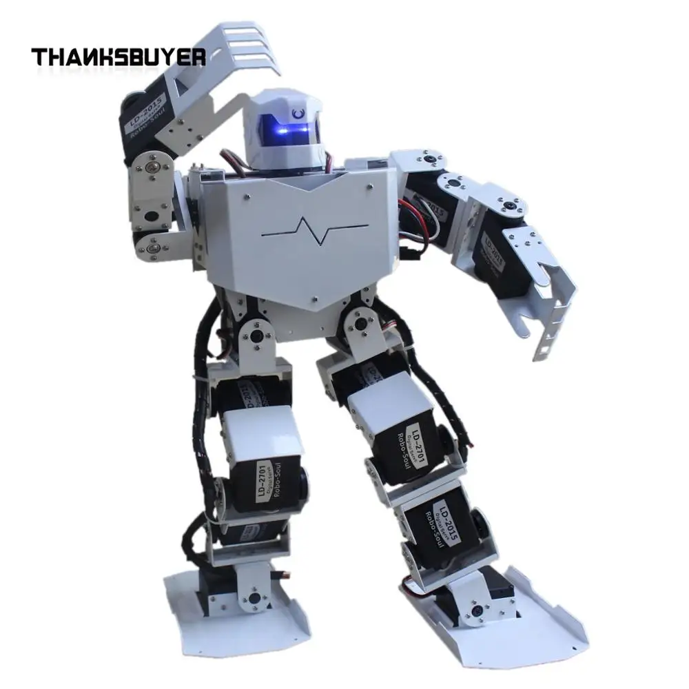 Робот робот Thanksbuye 16DOF Robo Soul H3s Biped двухногий человек комплект в алюминиевой раме с