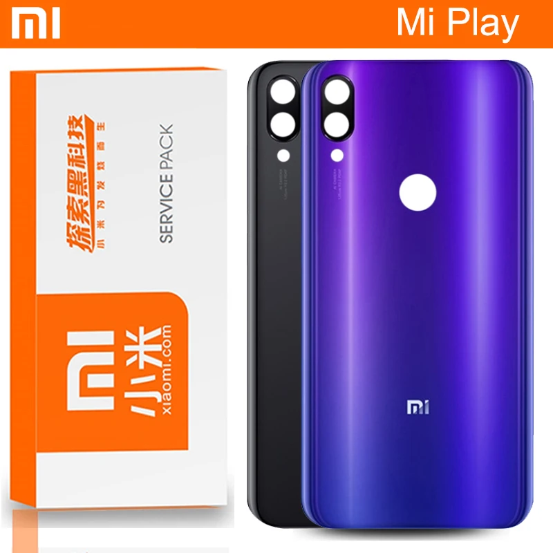 Оригинальная Замена заднего корпуса для Xiaomi Mi Play задняя крышка аккумуляторное