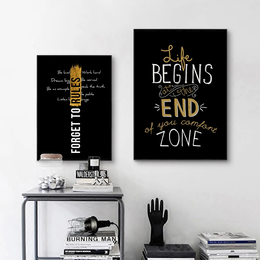 Офисное украшение вдохновляющие цитаты настенные картины Декоративная роспись
