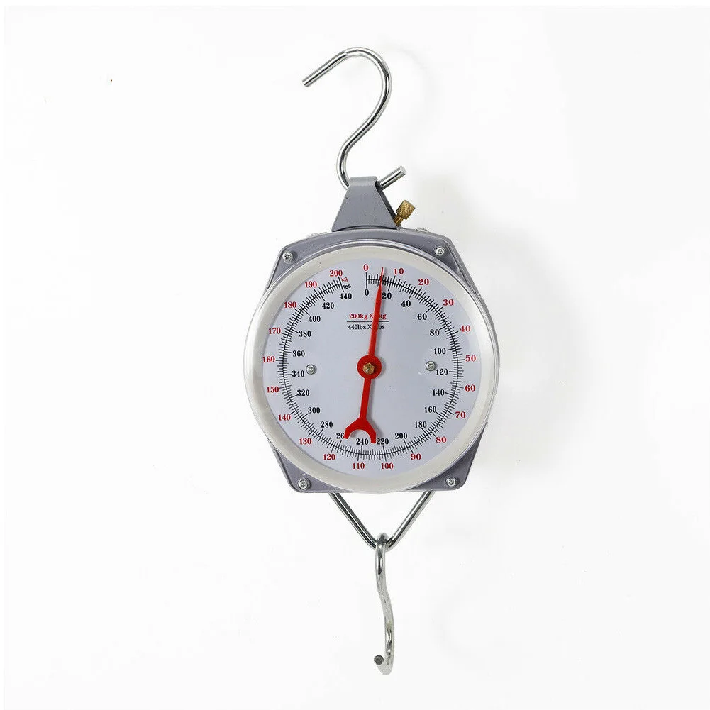 200Kg High Strength Weighing Scales Digital Buying Hanging Hook Steel Easy Read Accessories Home Heavy Duty Fishing Outdoor