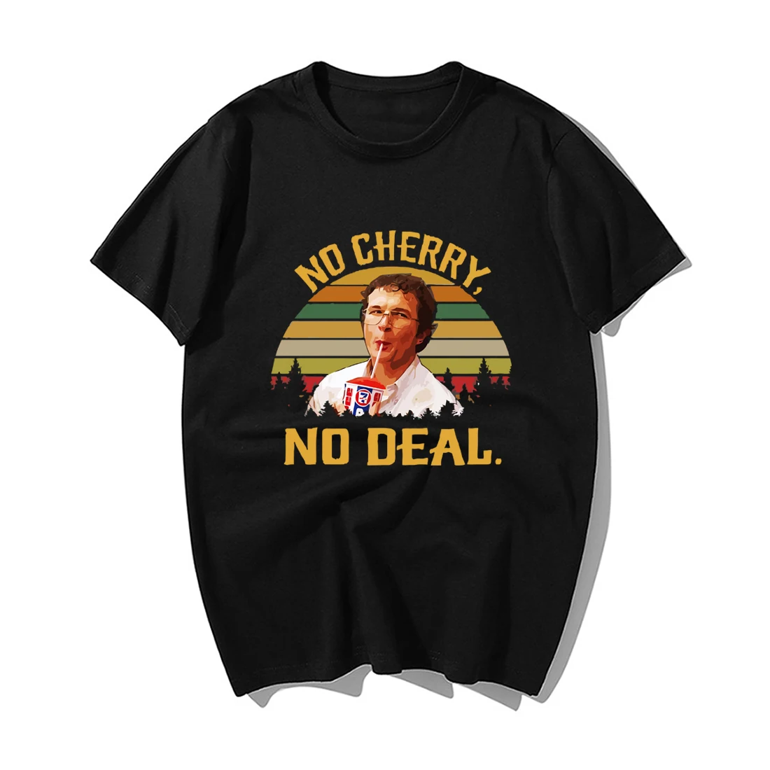 2019 Fashion Stranger Things T Shirt No Cherry No Deal Funny Men Tshirt Summer Casual Cotton Hip Hop Tops Streetwear